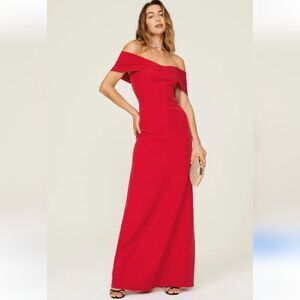 Sachin & Babi Julia Red Gown Size 4 NWT